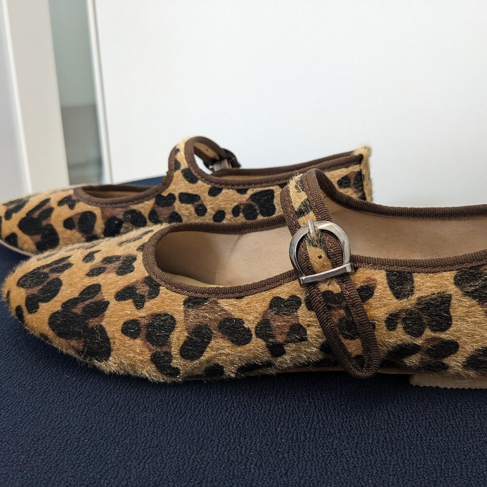 Leopard Ballet Flats, Leopard Mary Jane Shoes